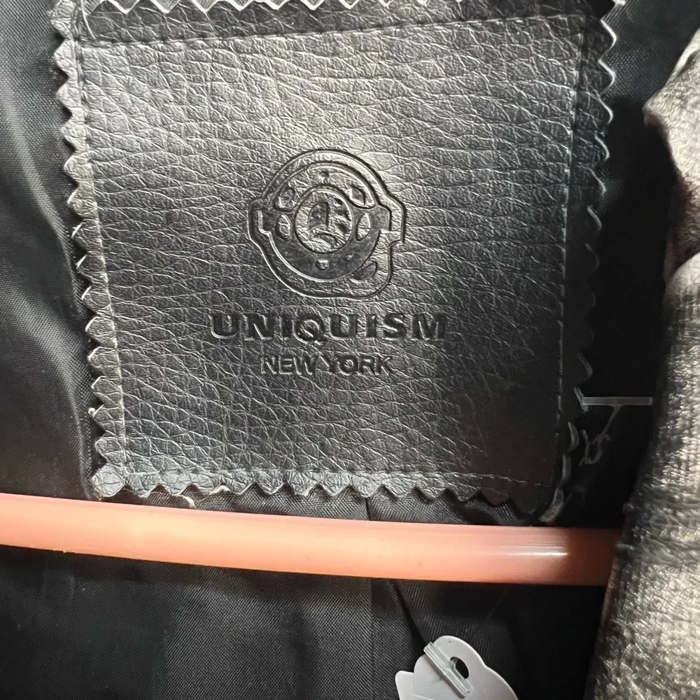 Uniquism faux‎ leather jacket